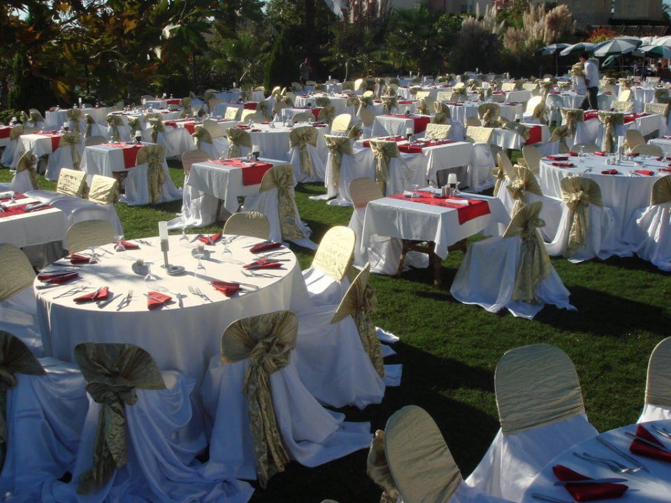 Galabuffet im Garten Trendy Aspendos Beach Hotel