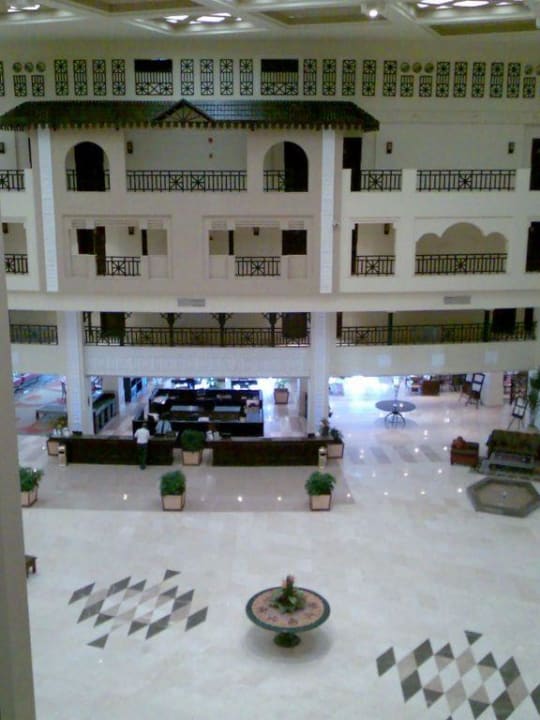 Lobby von oben Steigenberger ALDAU Beach Hotel