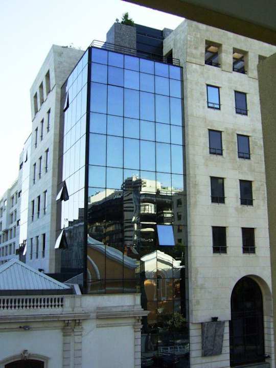Aussicht aus dem Balkon Hotel Jorge V