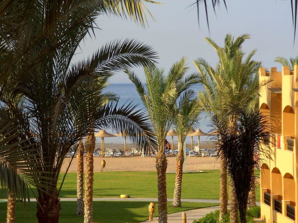 Blick zum Strand Stella Beach Resort & Spa Makadi Bay