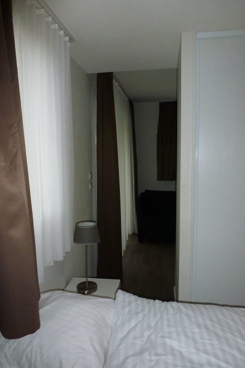 Blick vom Bett Residenz Les Rives de la Fecht