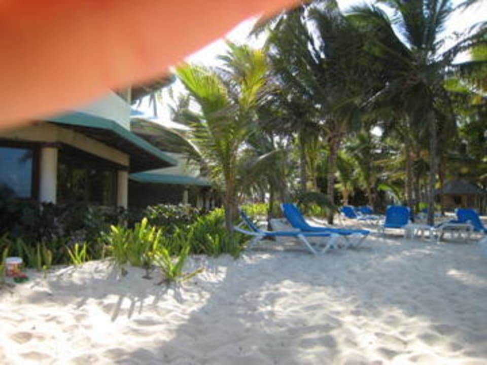 Strand mit Blick zur Poolbar am Ruhepool Hotel Riu Palace Bavaro