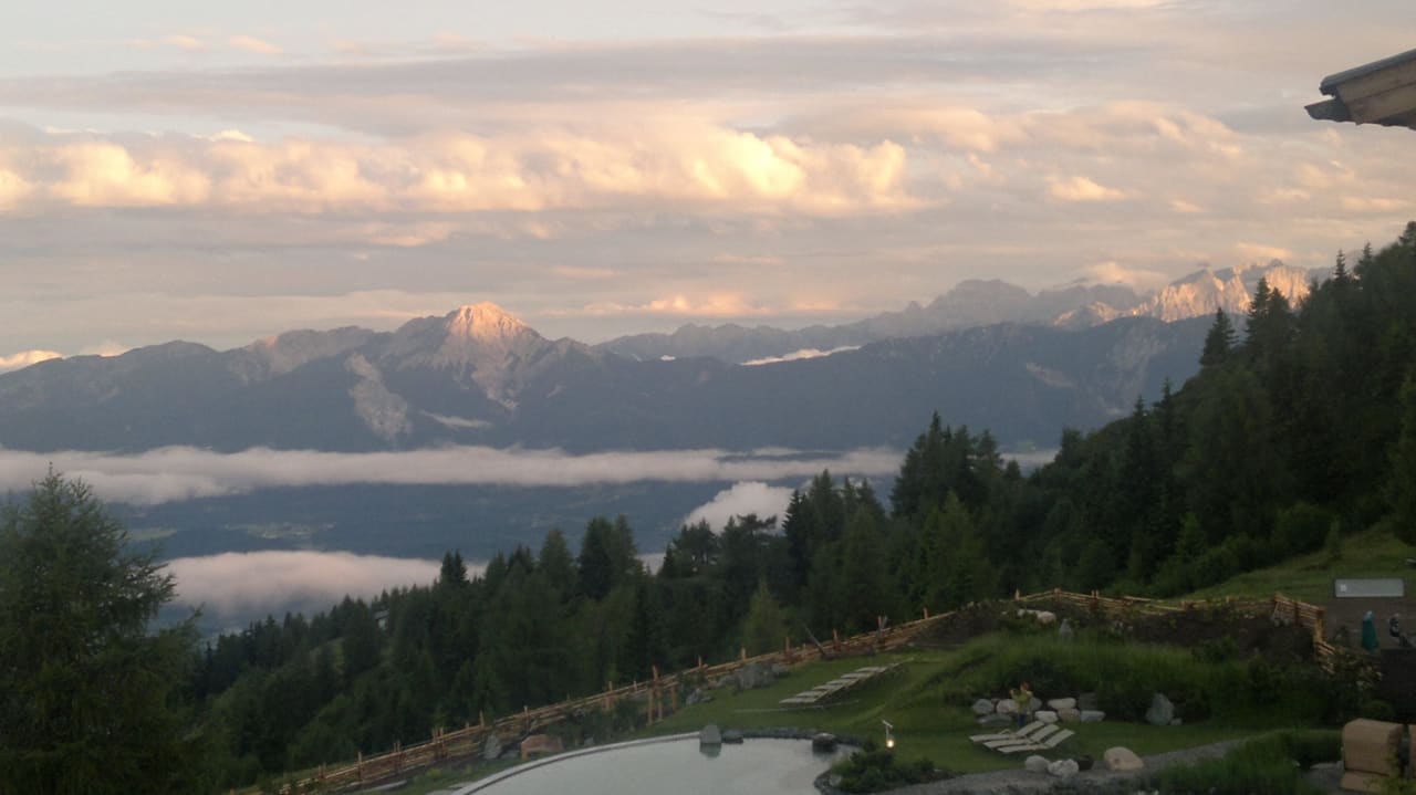 Ausblick vom Balkon Mountain Resort Feuerberg