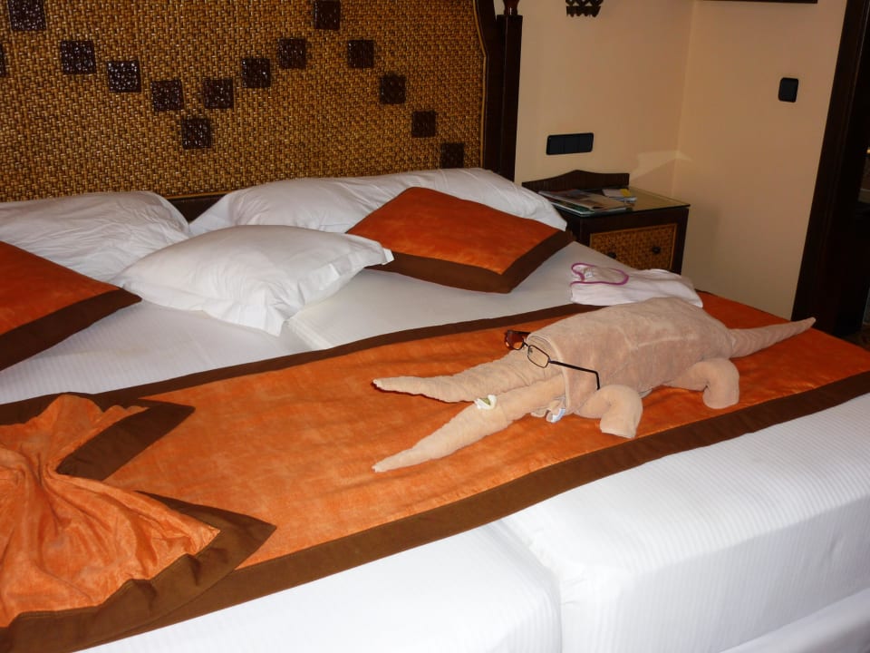 Bettendekoration Hotel Riu Touareg