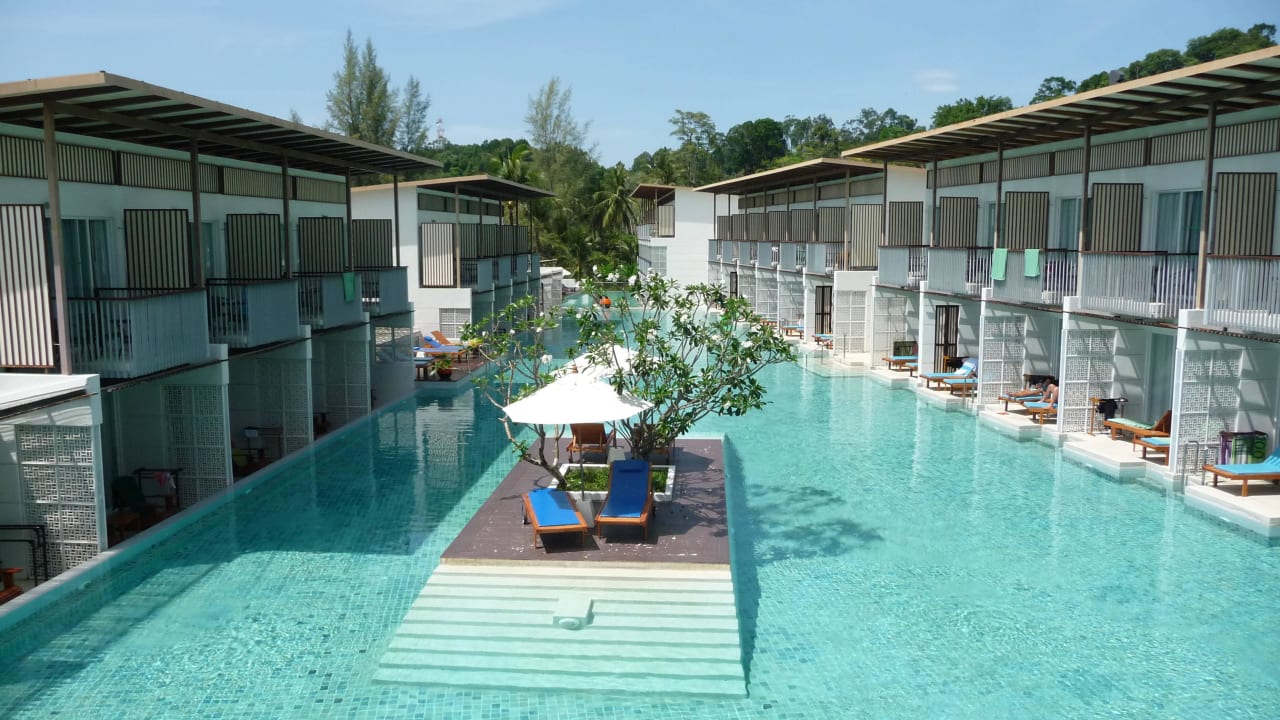 Blick von unserem Balkon The Briza Beach Resort Khaolak