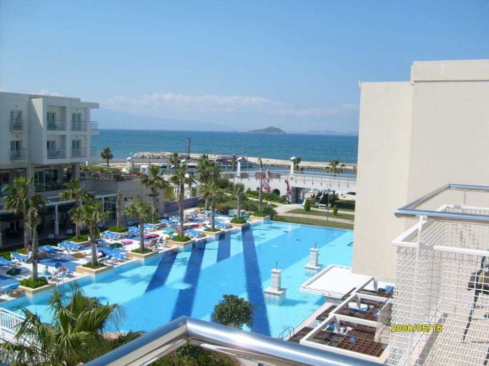 Blick von unserem Balkon La Blanche Resort & Spa