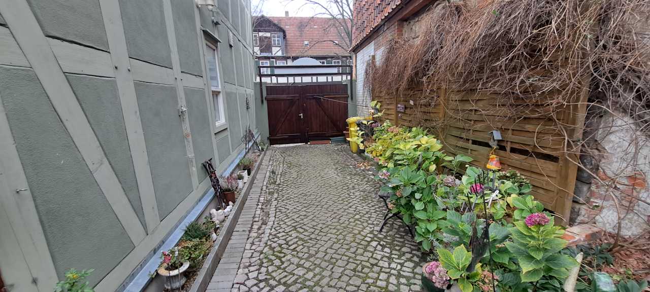 Gartenanlage Pension Zur alten Backstube