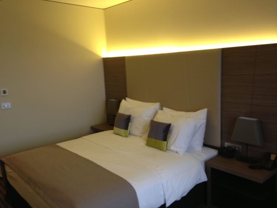 Tolles Doppelbett Radisson Blu Plaza Hotel Ljubljana