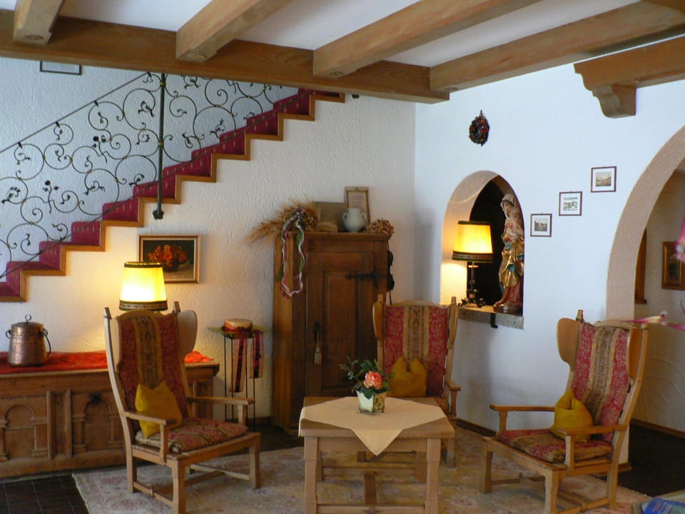 Лобби Gästehaus Franziska Hotel Garni