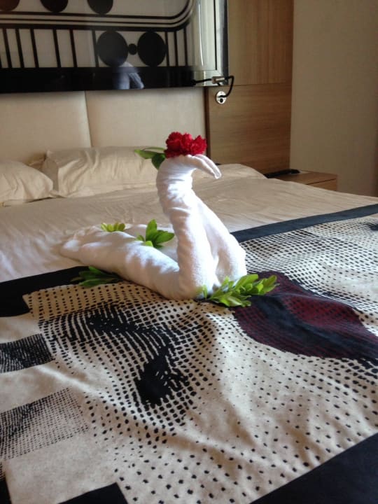 Prachtige creatie van handdoeken Hotel Delphin Imperial