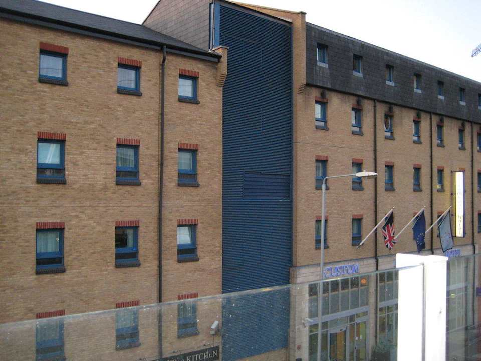 Blick auf`s Hotel ibis Styles London Excel