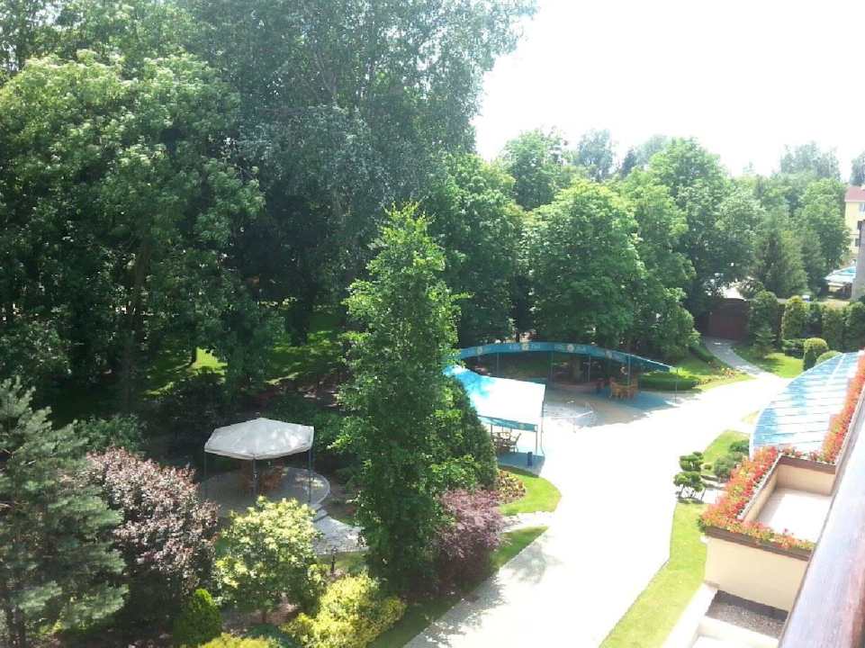Widok na ogród Villa Park Med. & SPA