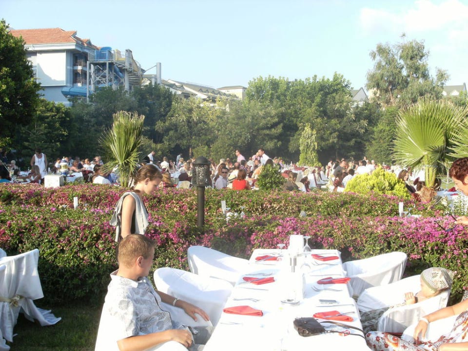 Gedeck am Galaabend Trendy Aspendos Beach Hotel