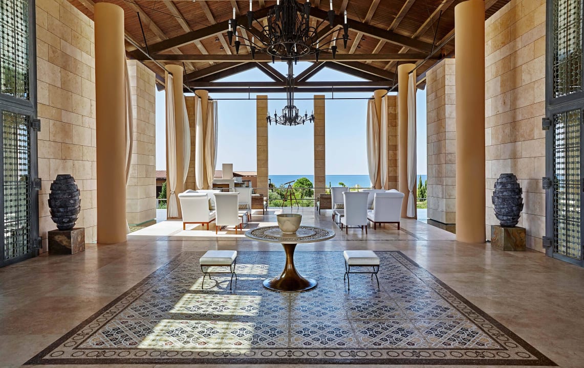 Open-air Lobby The Romanos, a Luxury Collection Resort, Costa Navarino