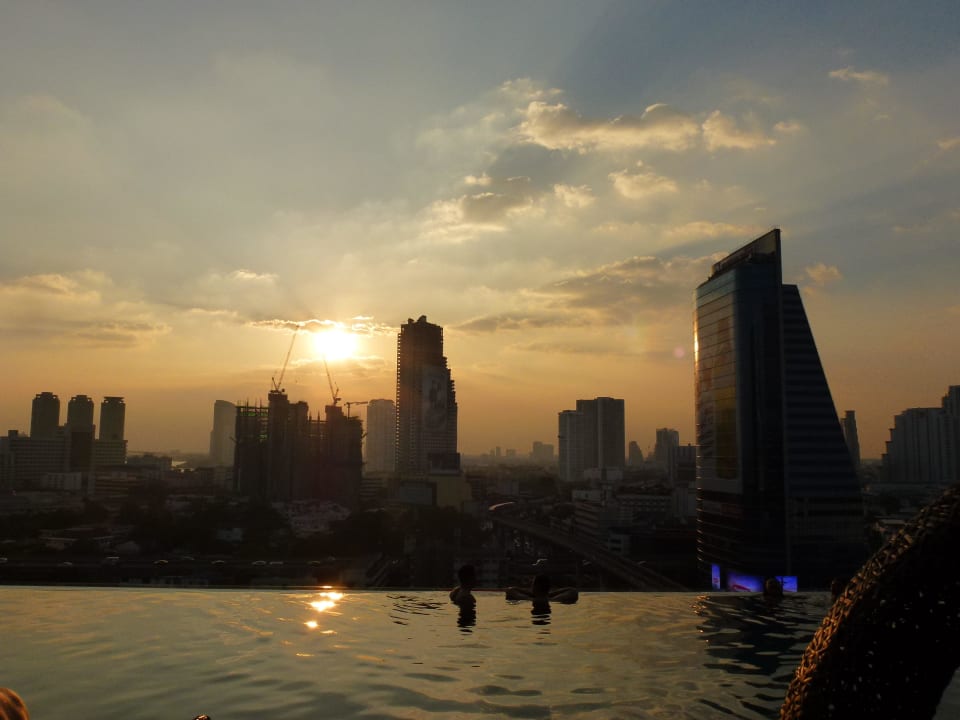 Ausblick vom Pool Eastin Grand Hotel Sathorn