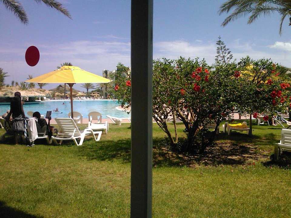 Blick aus Speisesaal Mahdia Beach & Aquapark