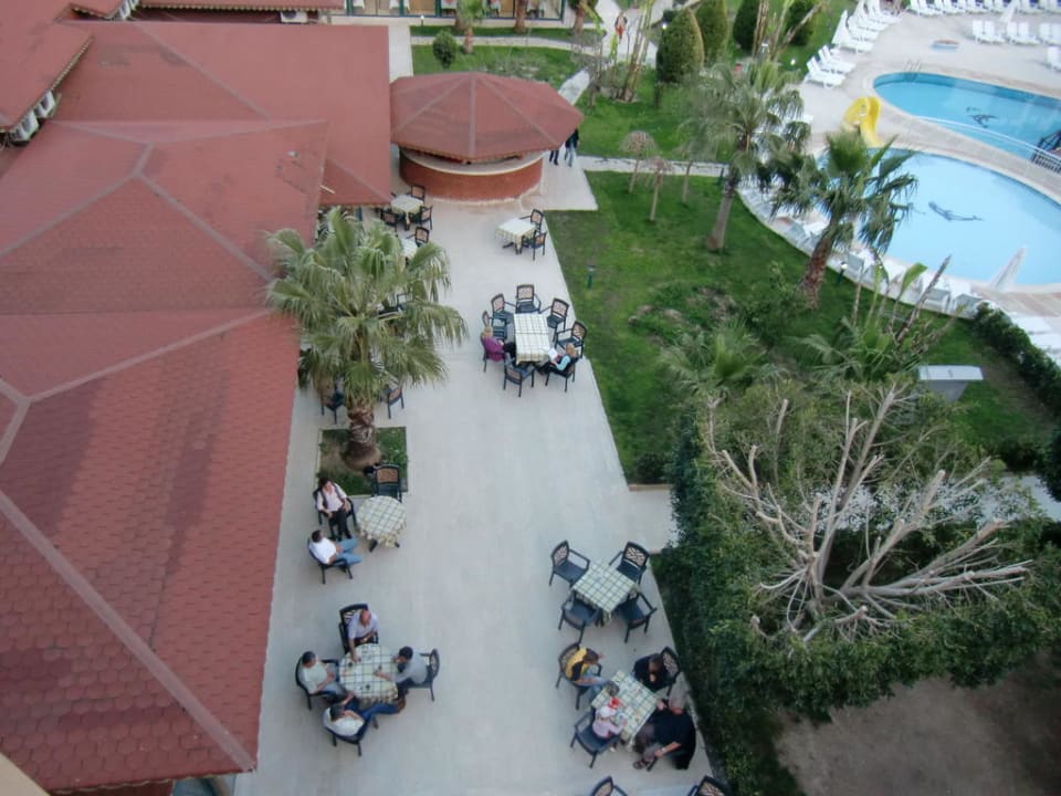 Ausblick aus unserem Zimmer Grand Seker Hotel