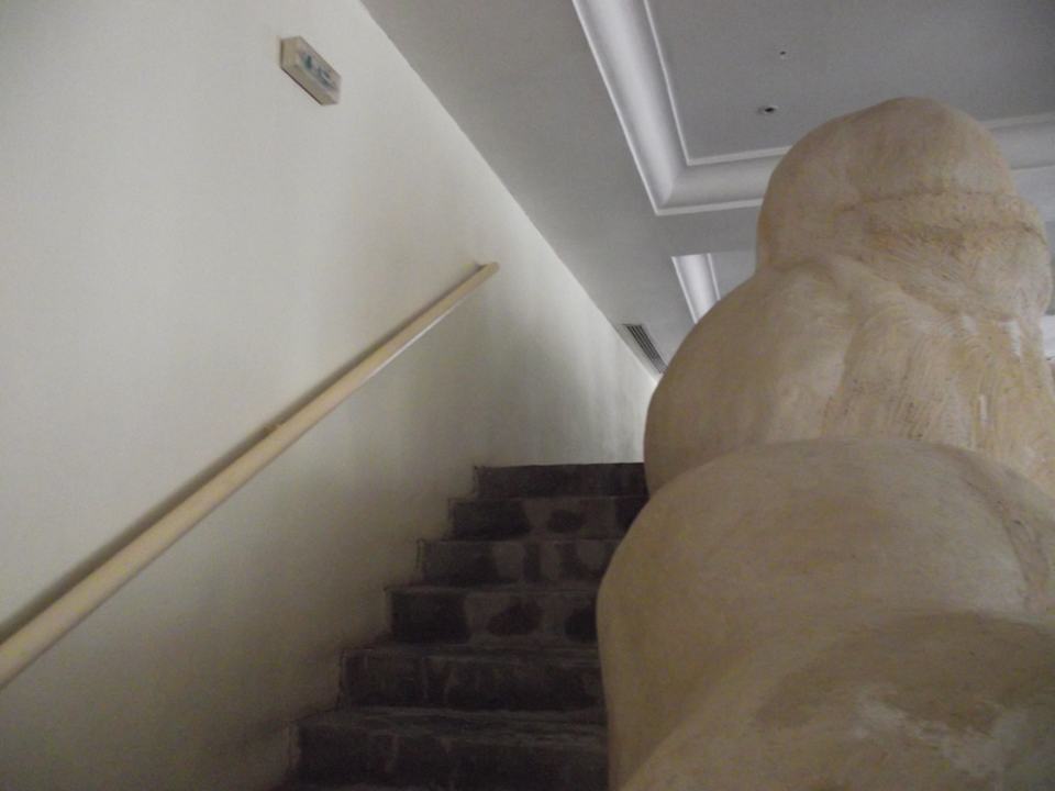 Aufgang zur Rutsche Alassio Hotel and Thalasso