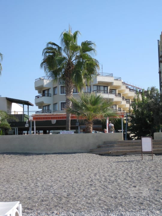 Blick vom Strand aus Hotel Malhun