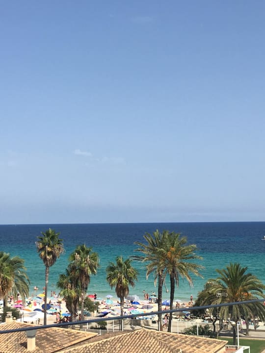 Blick vom Zimmer (seitlicher Meerblick) CM Playa del Moro