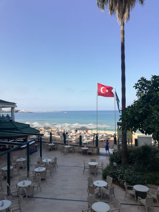 Ausblick Aska Hotel Just in Beach