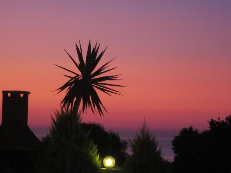 Blick von der Poolbar Aparthotel Prinos Resort