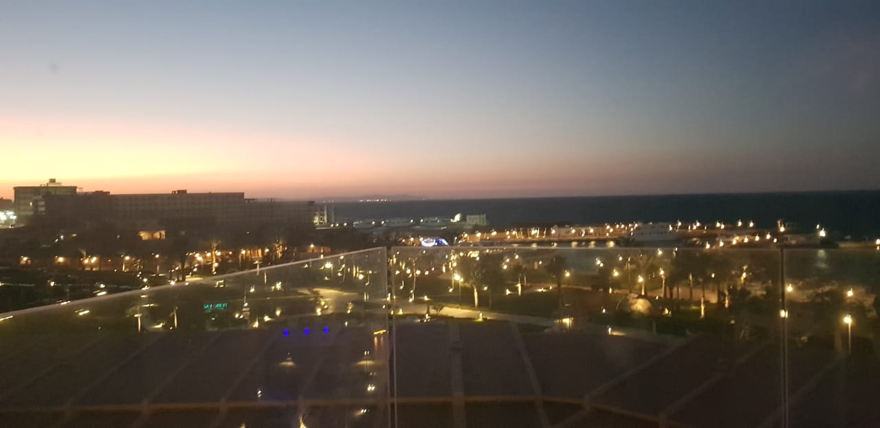 Ausblick Hilton Hurghada Plaza