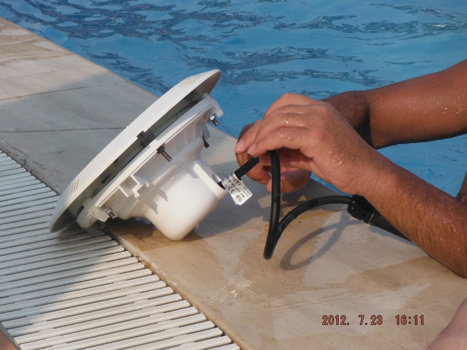 Lampe vom Pool Grand Seker Hotel