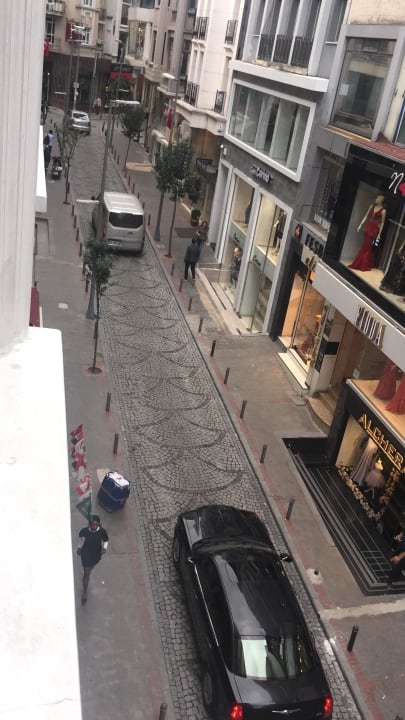 Ausblick zur Straße Hotel Fatih Istanbul