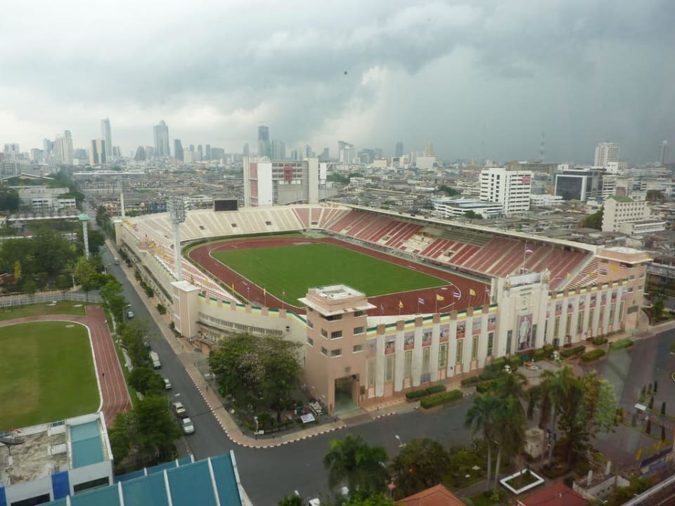 Zimmer-Ausblick auf's National Stadium Siam@Siam Design Hotel Bangkok