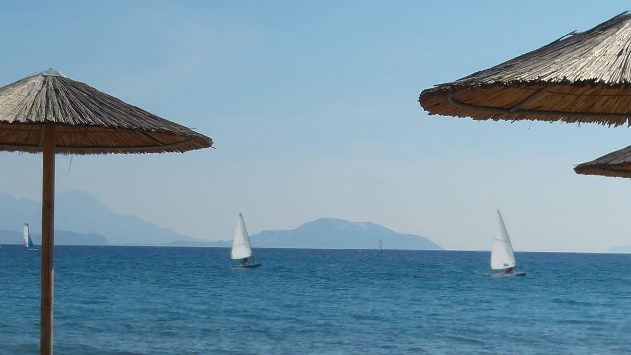 Blick vom Strand Atlantica Belvedere Resort