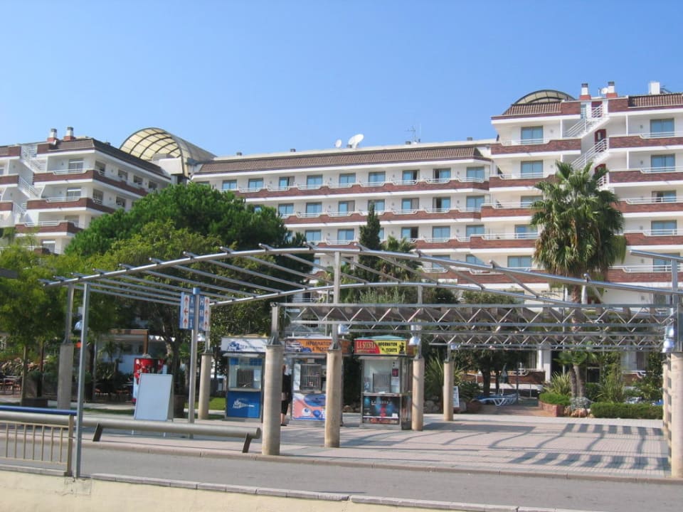 Von der Strandseite aus Hotel Indalo Park