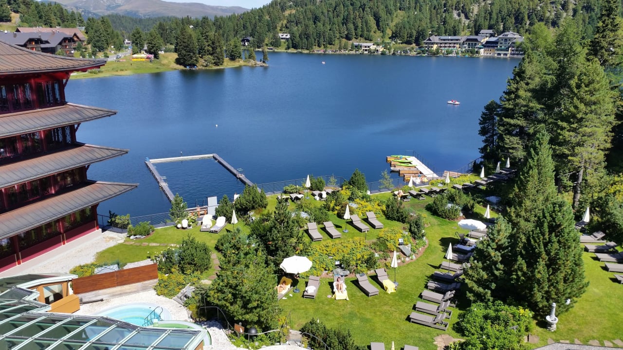 Ausblick Balkon Hotel Hochschober