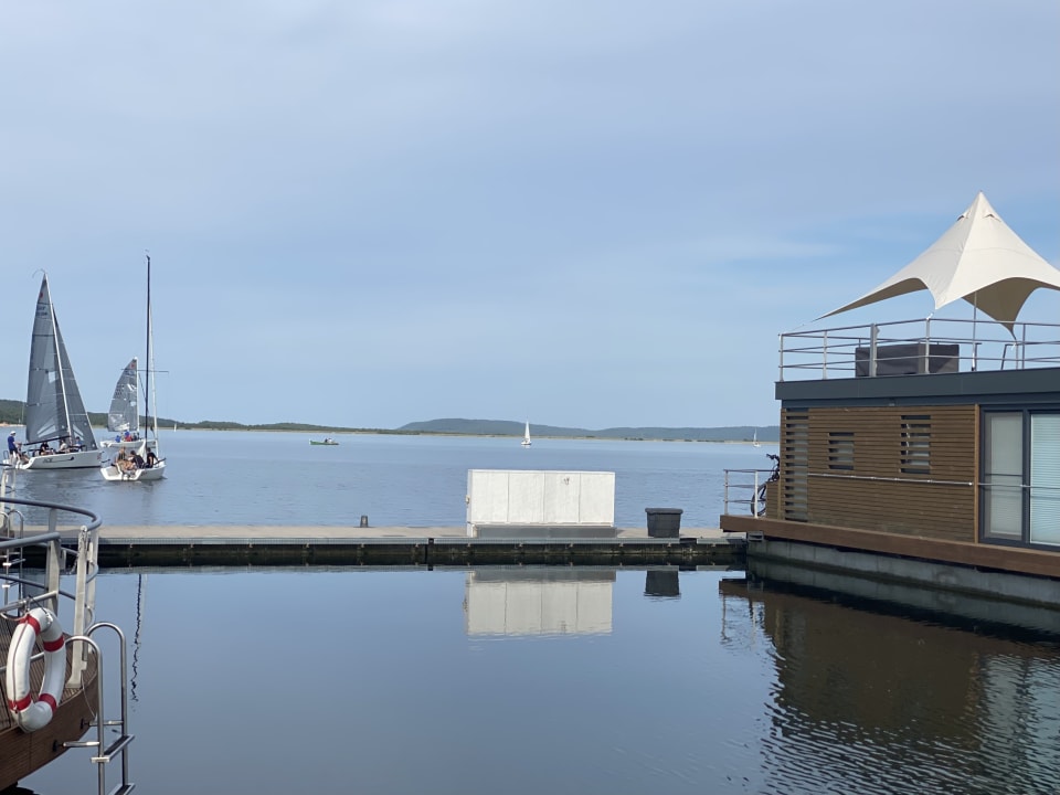 Ausblick Floating Village Brombachsee