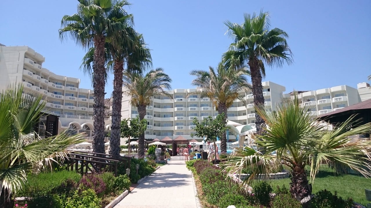 Hotel vom Strans aus Rodos Palladium Leisure & Wellness