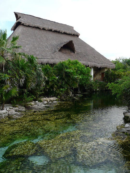 Cenote mit Blick aufs Theater Catalonia Royal Tulum Beach & Spa Resort - Adults only