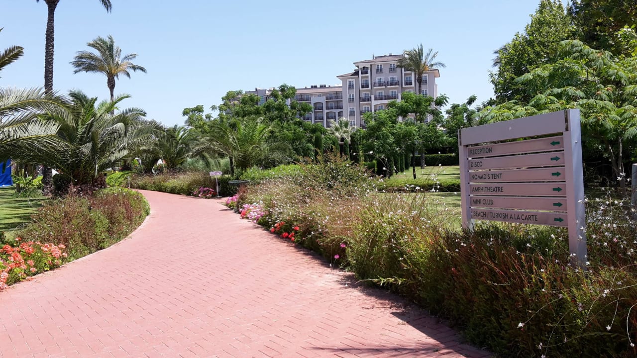 Gartenanlage am Pool Sunis Elita Beach Resort & Spa