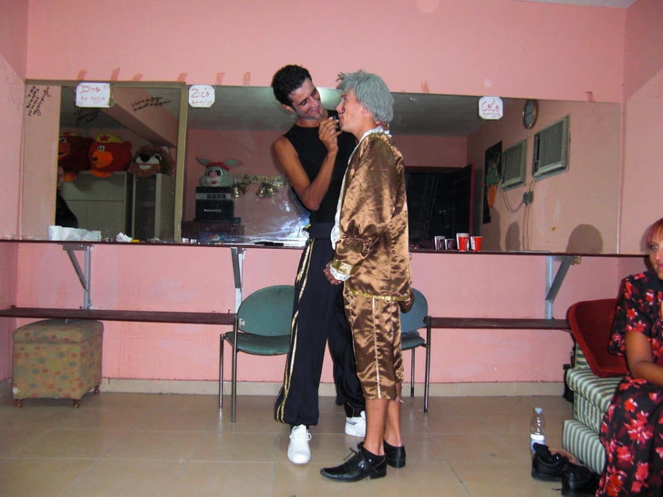 Vorbereitungen für das Musical "Tanz der Vampire" Beach Albatros Resort