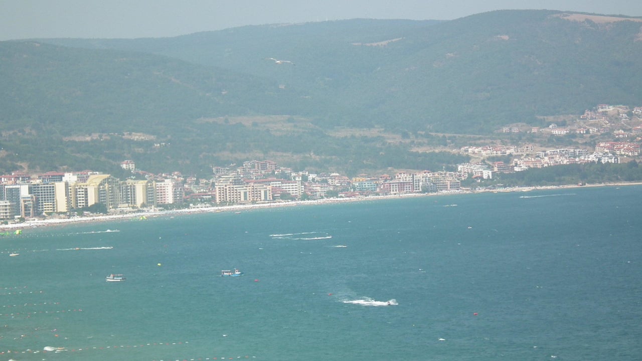 Ausblick vom Balkon Burgas Beach Hotel