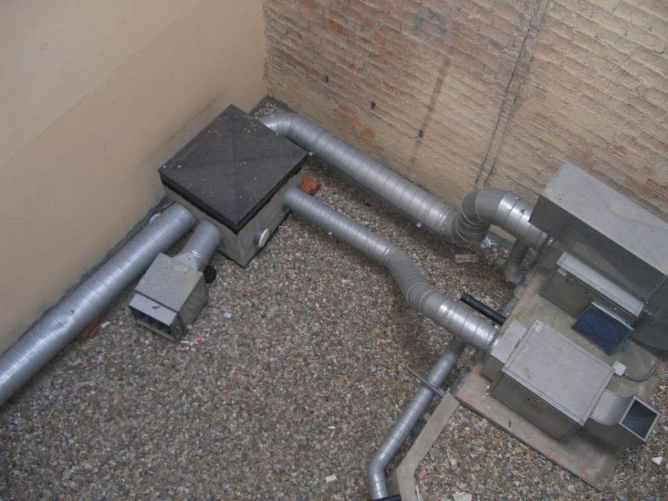 Aussicht nach unten Hotel Aranea