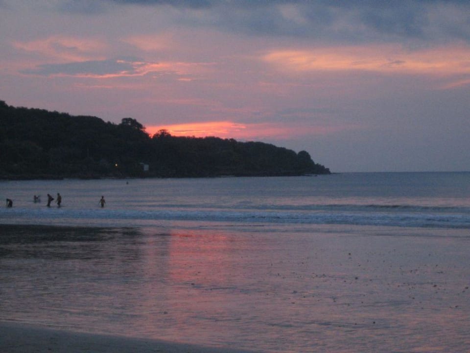 Sonnenuntergang am Strand InterContinental Bali Resort