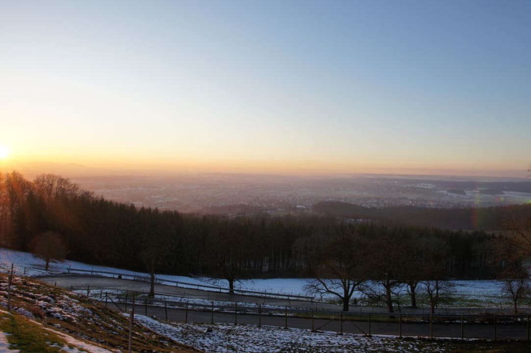 Zimmer Ausblick Burghotel Staufeneck