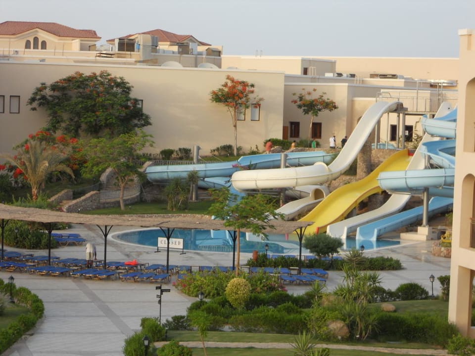 Panoramica scivoli d'acqua Jaz Mirabel Park & Club