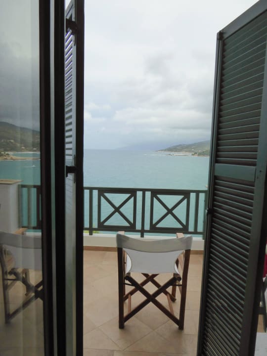 AUsblick vom Zimmer Erofili Beach Hotel