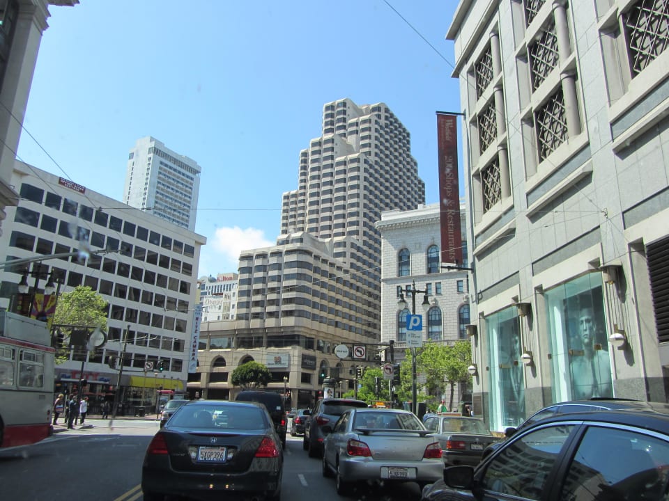 Hotel von der Straße aus Parc 55 San Francisco - a Hilton Hotel