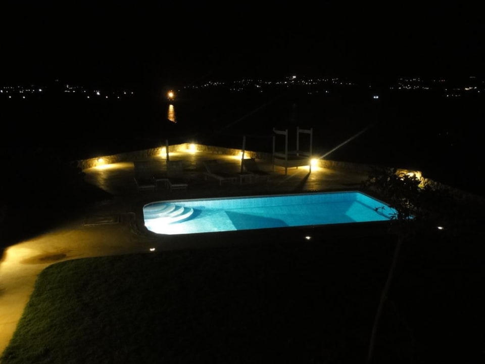 Pool by nigth Hotel Naxian Collection