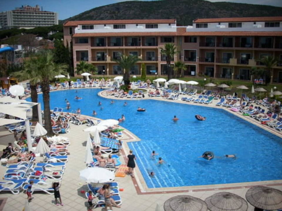 Aussicht vom Balkong Ephesia Holiday Beach Club