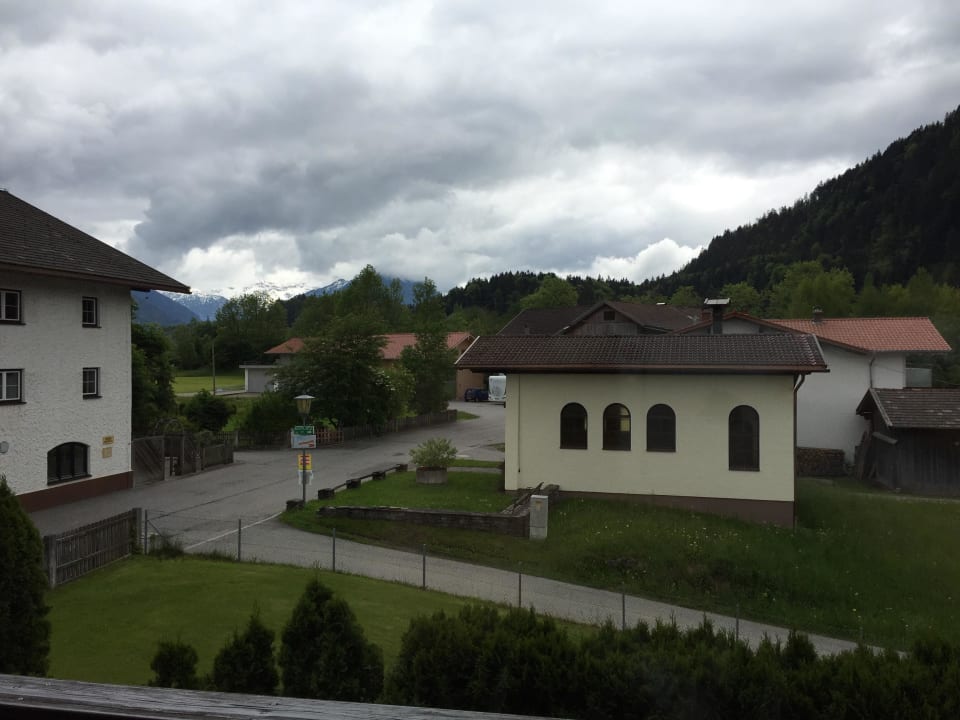 Ausblick Balkon  Gasthof Pension Säuling