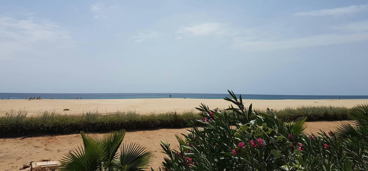 Strand Bereich rechts Hotel Riu Touareg