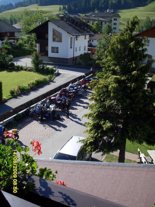 Blick vom Balkon Pension Guggenberger